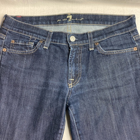 7 for all mankind blue jeans cut 713682 size 28 - Picture 1 of 8